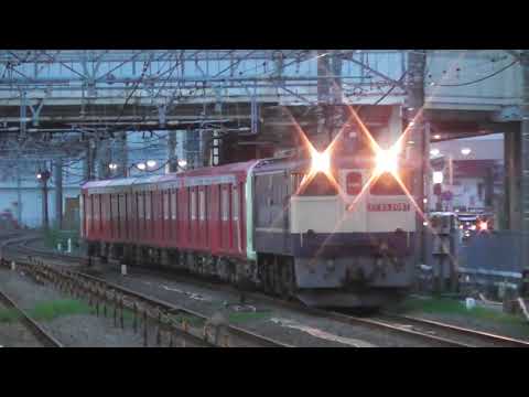 【甲種輸送】EF65 2087牽引　東京メトロ丸ノ内線2000系6両　2023.4.29