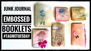 Junk Journal - Embossed Flip Book - #tagmetuesday