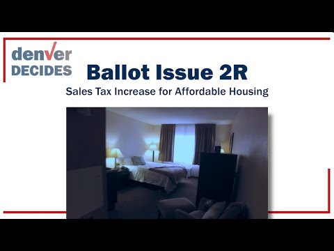 Issue 2R - Sales Tax Increase for Affordable Housing