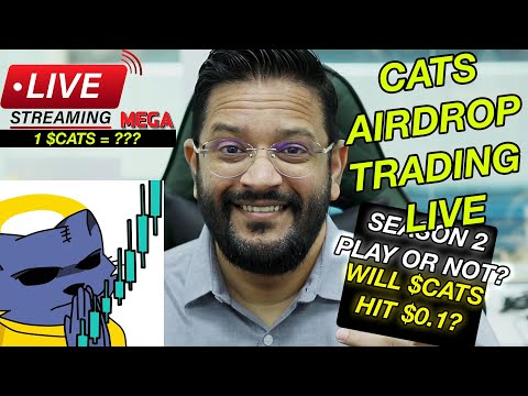 LIVE CATS AIRDROP TOKEN LISTING & TRADING. CATS TOKEN BUY SELL OR HOLD