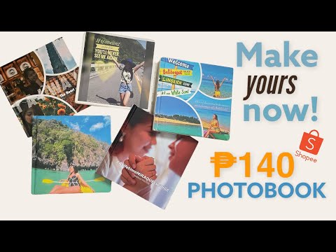 PAANO GUMAWA NG PHOTOBOOK? [₱140 voucher via Shopee| Step-by-step guide editing & check-out]