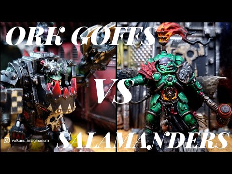 Orks Vs Space marines! 40k 10th edition battle report.