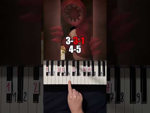 Unhinged 2 Roblox Doors Piano Tutorial #shorts