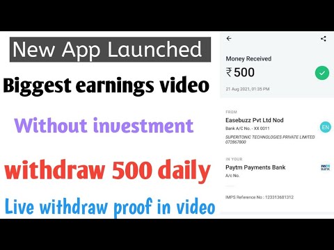 New Website launched App 101% trusted website without investment