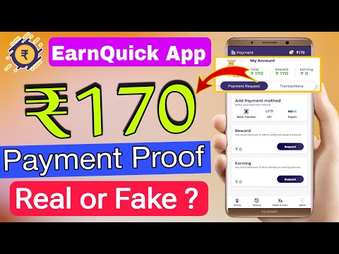 EarnQuick App Real Or Fake !!  Earnquick App Payment Proof !! EarnQuick VS Earn Easy App