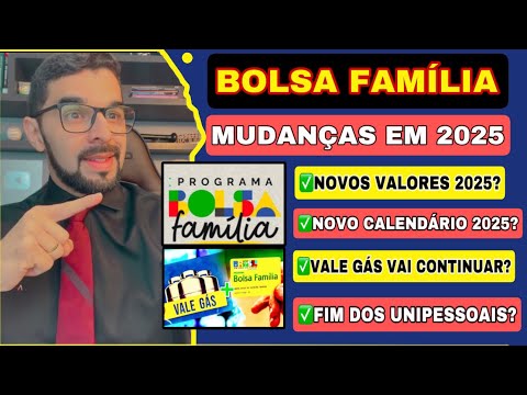 URGENTE: BOLSA FAMÍLIA E VALE-GÁS 2025 VÃO MUDAR? QUAL SERÁ O VALOR? QUAIS AS NOVAS REGRAS? VEJA!