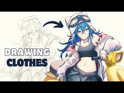 how I draw clothes ✦ tutorial 【CLIP STUDIO PAINT】