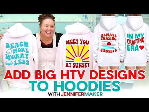 BIG HTV Designs: How To Level Up Your Hoodies!