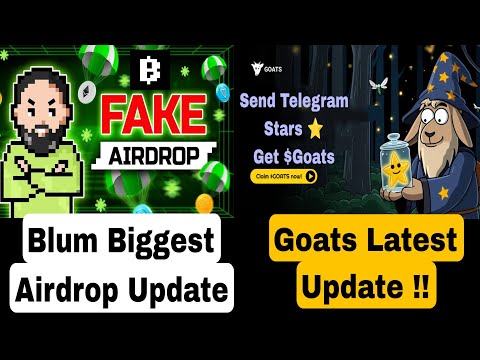 Blum TGE And Airdrop Latest Update !! Blum Scamming Us ! Goats New Update Listing And TGE When ?