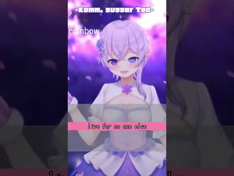 #vtuber sings “Komm, Susser Tod” from Evangelion #shorts #cover  #engvtuber #vtuberdebut #karaoke