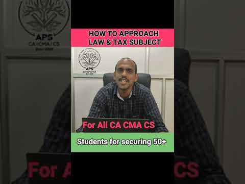 A small initiative for CA CMA CS students