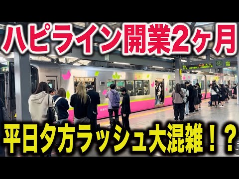 【わずか2両で運行！？】開業から2ヶ月経過したハピラインふくいの平日夕方ラッシュの状況をみてきたら..