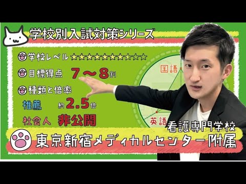 【再アップ】東京新宿メディカルセンター附属看護専門学校の傾向と対策【看護受験チャンネル】