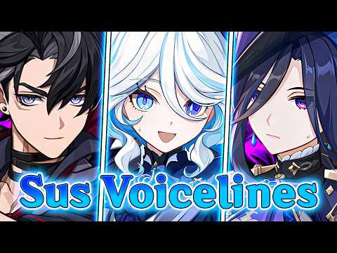 Fontaine Voice lines are SUS!! In Different Ways~ | ft. Furina, Clorinde, Navia | Genshin Impact