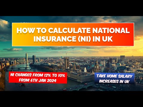 How to calculate National insurance (NI) tax in UK | NI change from 12% to 10% | UK salary increases