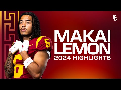 Makai Lemon 2024 USC Football Highlights