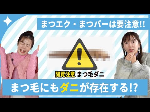 【恐怖！】アイメイクちゃんと落とせてる？まつげにもダニが存在…！眼科医が解説👀