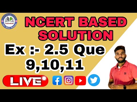 class 9th maths Ex 2.5 polynomials Question 9 10 11 complete solution