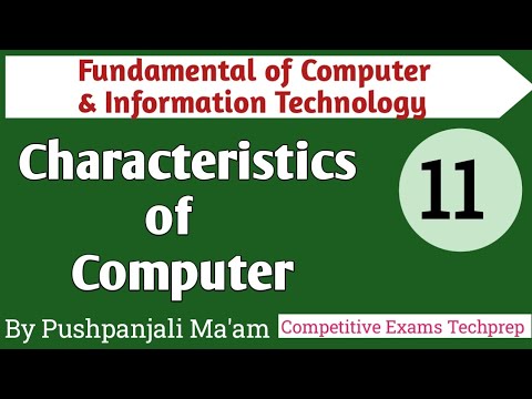 Characteristics of Computer in FCIT in Hindi