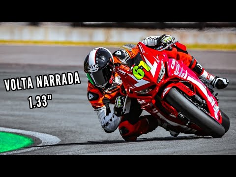 ONBOARD HONDA CBR 650R AUTÓDROMO POTENZA | VOLTA RÁPIDA E NARRADA