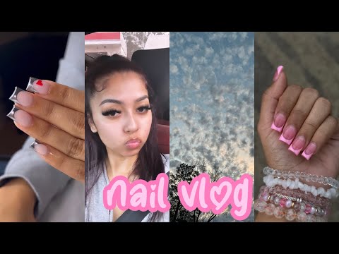 nail vlog: come get our nails done w/us