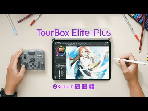 TourBox Elite Plus - All-New creative console for artists on 𝐢𝐏𝐚𝐝, 𝐌𝐚𝐜 & 𝐏𝐂.