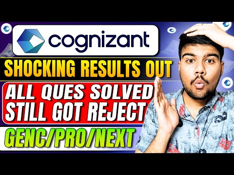 🚨Cognizant Results Out! Rejections Skyrocket—What’s Happening?😱