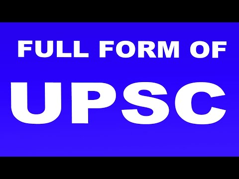 Full Form of UPSC | What is UPSC Full Form | UPSC Abbreviation