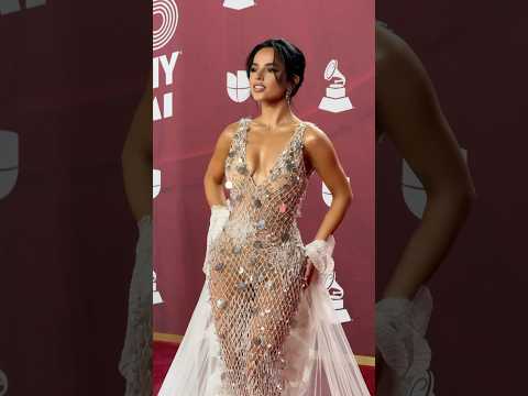 @beckyg in Tony Ward #latingrammy #beckyg #redcarpet #tonyward #tonywardcouture