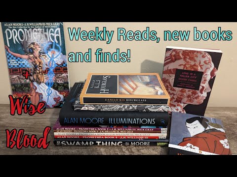 Friday Reads LIVE! Promethea is amazing! Wise Blood! Haul action!