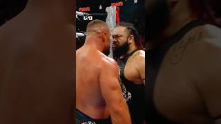 Jacob Fatu & Bron Breakker stare each other down. 👁️ #WWE #WWERaw