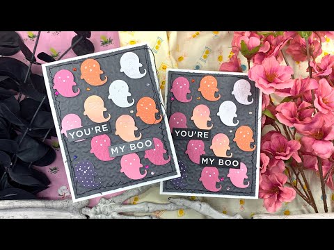 Inspired by a Quilt? You're My Boo Cards | AmyR Halloween 2023 Card Series #26