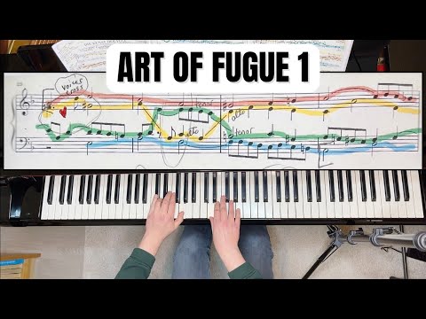 Art of Fugue (Contrapunctus 1) - Play Thru & Notes