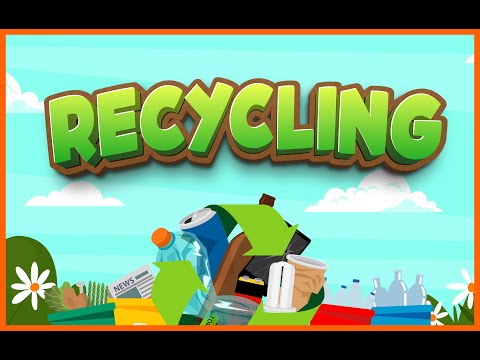 Recycling for Kids |Recycling Plastic, Glass and Paper | Recycle Symbol | Reduce, Reuse and Recycle