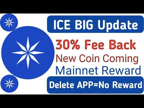 Ice network new update || 30% fees ice Withdrwa to All User || Ice network mainnet Update || #ICE