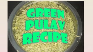 Green pulav recipe|vegetable green pulav|Hindi Sindhi Food