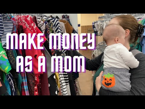 PERFECT Job For Stay At Home Moms! Thrifting and Reselling Flexible Part Time Work | Beginner Level