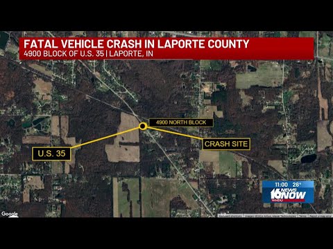 Man dies in head-on crash in LaPorte County