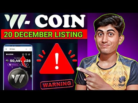 WCoin airdrop withdrawal 🤑| WCoin New Update Bitget Wallet | W Coin Listing Date