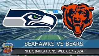 Seattle Seahawks vs Chicago Bears - NFL Thursday Week 17 2024 Full Game Highlights (Madden 25 Sim)