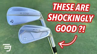 WILDLY IMPRESSIVE. | Taylormade P7CB & P770 | Test + Review