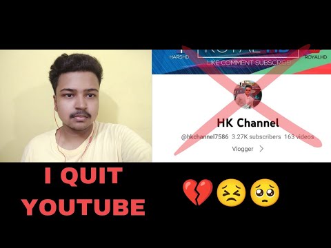 I QUIT YOUTUBE 💔🥺 No more videos