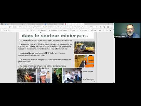 Cando NRCan possibilités liées à l’exploitation minière Québec - M. Jean-Louis Causse - Feb 24 2022