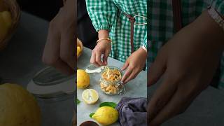 Candied Lemon Peels #recipe #shortvideo