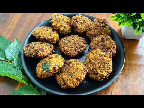 ஆரோக்கியமான முளைகட்டிய பச்சை பயறு வடை | Sprouted Moong Dal Vada in Tamil | Healthy Snacks Recipe