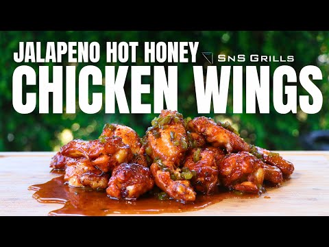 Jalapeno Hot Honey BBQ Chicken Wings Recipe