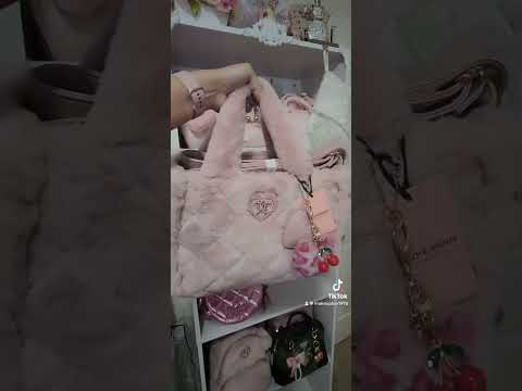 #juicy #bagoftheday #viralbags #haul #girlythings #cutethings #coquette #pink #pinkbag