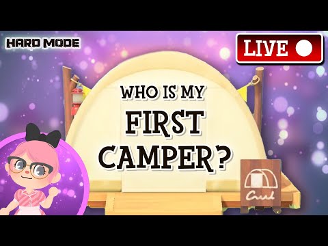 First Camper Reveal in Animal Crossing Hard Mode | ACNH Hardmode Ep 4