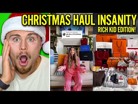 Rich Kid “Christmas Hauls” are OUT OF CONTROL in 2024…