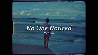 Vietsub | No One Noticed - The Marías | Lyrics Video